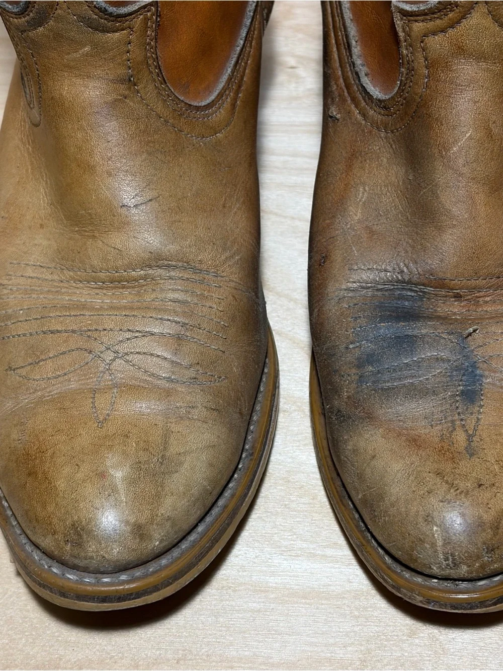 Vintage Men's Dingo Boots Size 10.5 D Tan Color